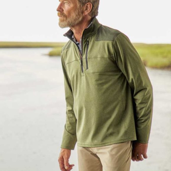 New men's M L XL Vineyard Vines On the go Shep Shirt pullover in Barrack green - Picture 8 of 8